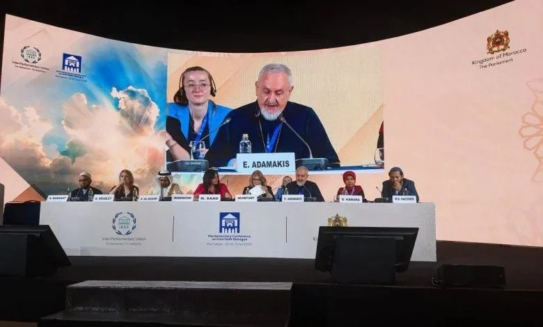 Elder Metropolitan Emmanuel of Chalcedon at the Interparliamentary World Conference on Interfaith Dialogue