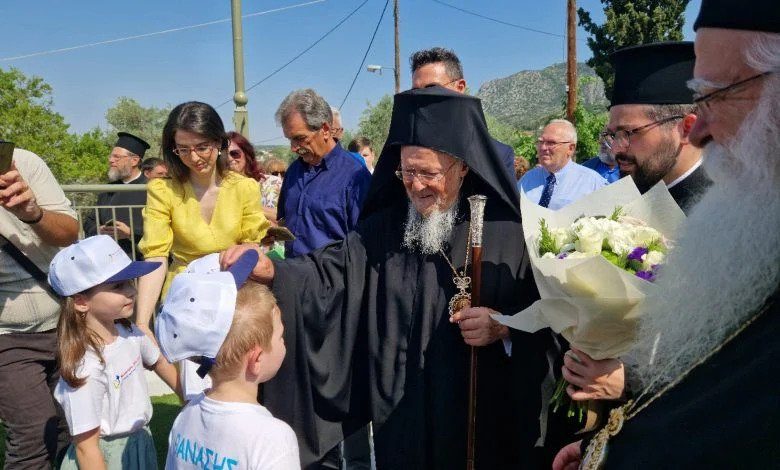 Ecumenical Patriarch Bartholomew inaugurates a Nursery School in Agria, Volos
