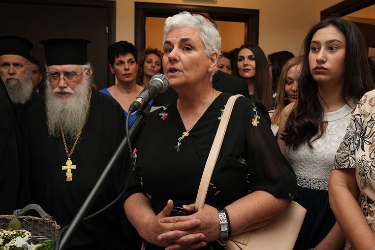 Την καθοδήγηση από την Παναγία Βηματάρισσα ζήτησε η Μαγδαληνή Τσολάκη στα εγκαίνια του Κέντρου ημέρας για άτομα με Άνοια στην Κατερίνη
