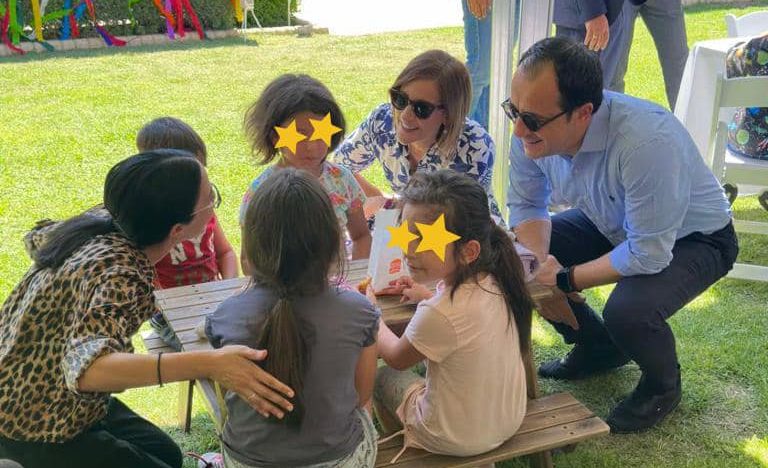 Με τον Χριστοδουλίδη στο Προεδρικό Μέγαρο ο Ταμασού για την Ημέρα του Παιδιού