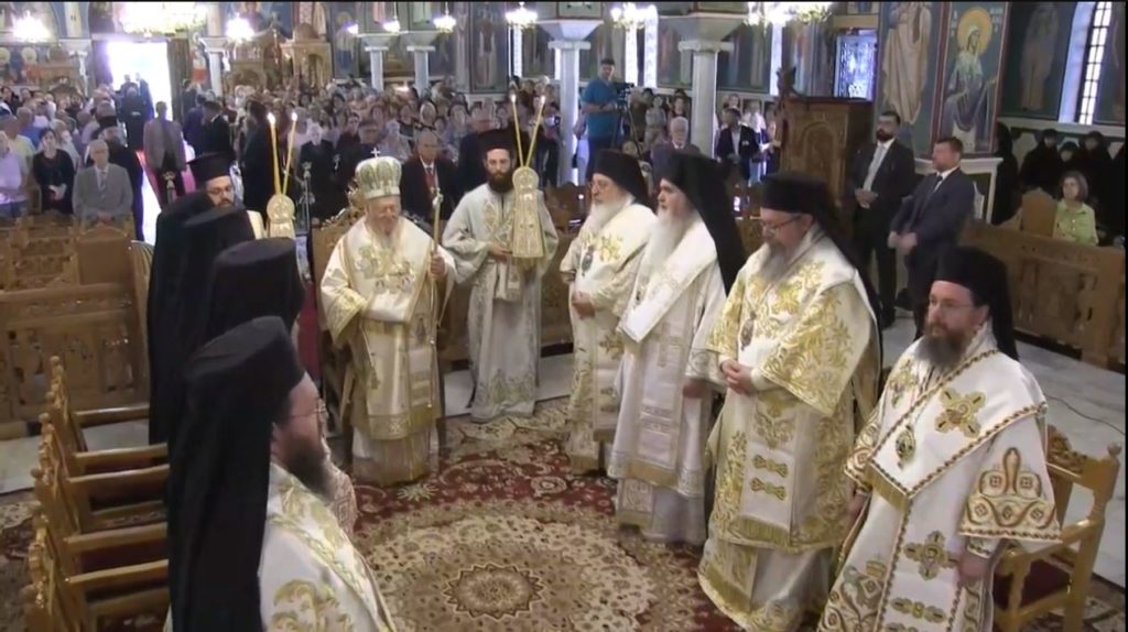 Πατριαρχική Θεία Λειτουργία στον Ι.Ν Αναλήψεως του Χριστού Βόλου