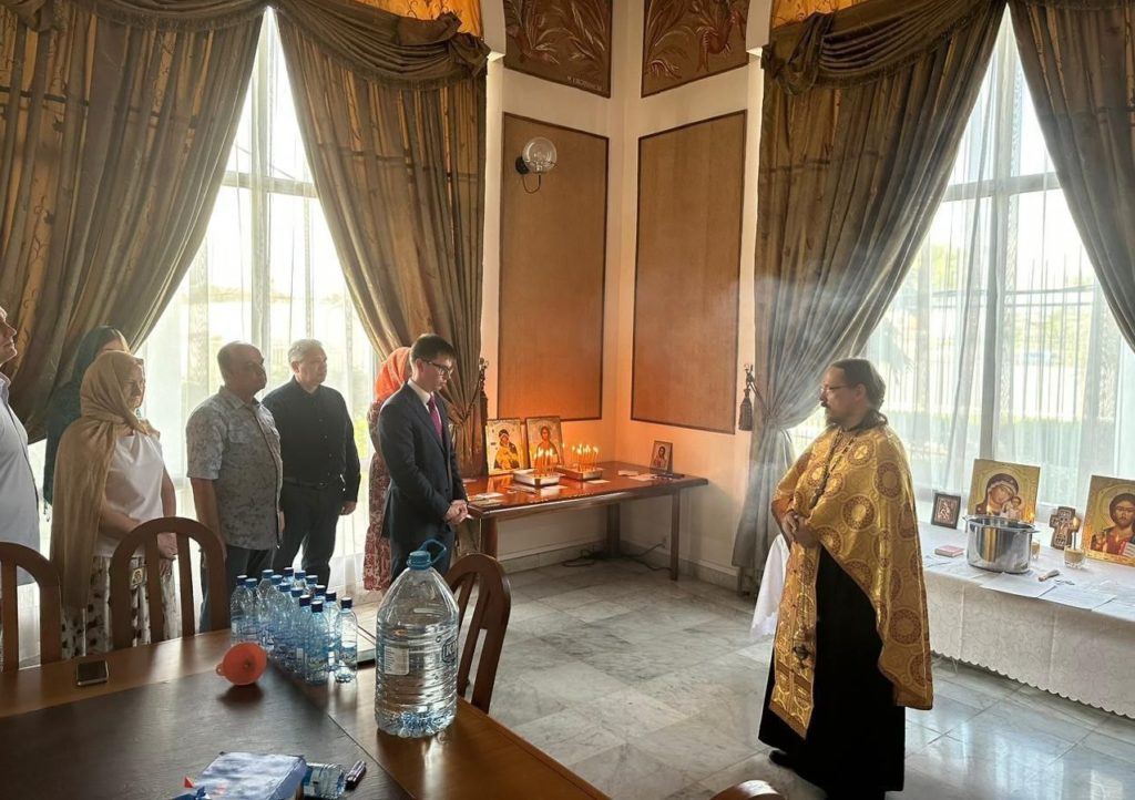 Первая Божественная литургия совершена в Габоне