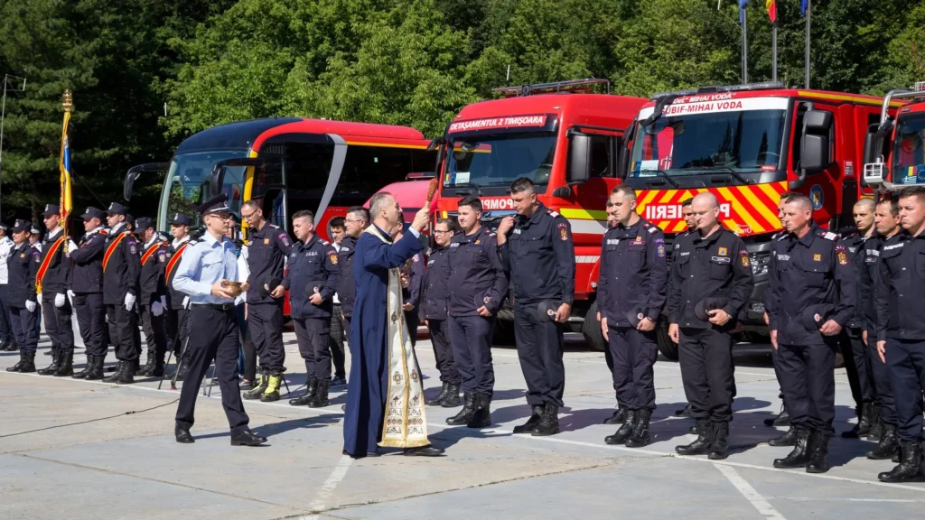 Pompierii români ajută și în această vară la gestionarea incendiilor de pădure din Grecia
