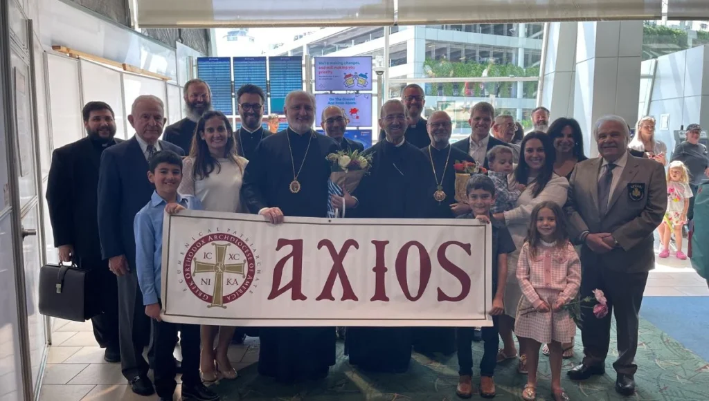Archbishop Elpidophoros Visits Portand, OR