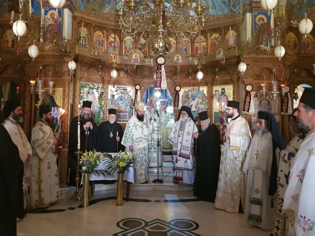 Η εορτή του Αγίου Κυρίλλου Λουκάρεως στη Μονή Αγκαράθου