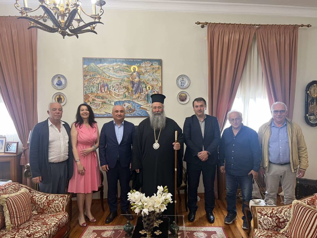 Συνάντηση του Μητροπολίτη Κίτρους με τον Πρέσβη της Γεωργίας