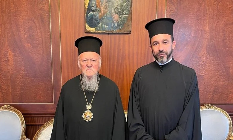 Metropolitan Panteleimon of Naucratis visits Ecumenical Patriarch Bartholomew
