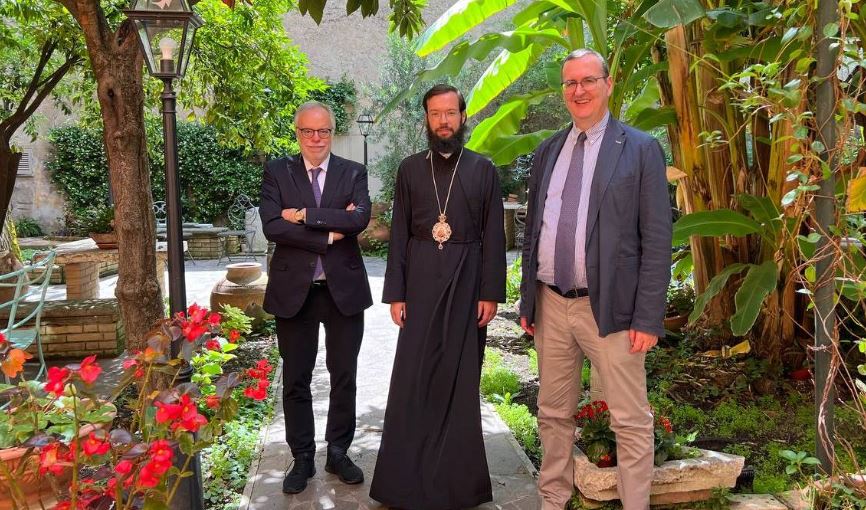 Состоялась встреча митрополита Волоколамского Антония с руководством Общины святого Эгидия