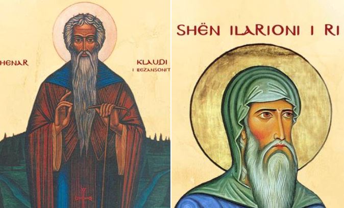 Oshënar Ilarioni i Ri. Oshënarët Atali, Anuvi, çudibërës. Dëshmor Gjelasi. Oshënar Klaudi, episkop i Bezansonit.