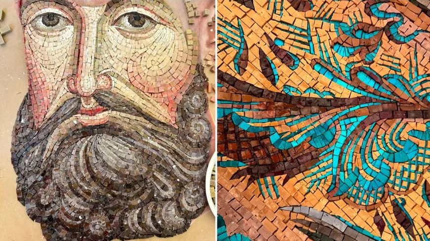 Ce icoană de mari dimensiuni va fi montată în august la Catedrala Națională