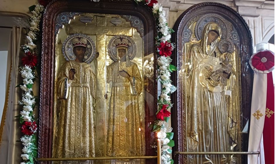 الإحتفال بعيد القديسين قسطنطين وهيلانه في البطريركية الأورشليمية