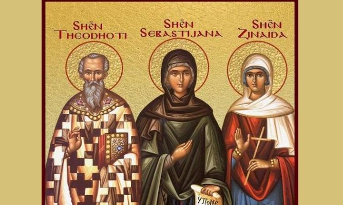 Hierodëshmor Theodhoti. Dëshmoret Zinaida, Suzana, Esia, Valeria. Oshënar Anatoli. Dësmor Likarioni. Shën Danieli i Skitit. Episkop Androniku i Permit.