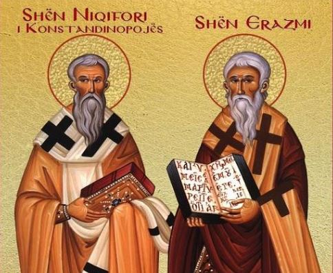 Oshënar Niqifori i Konstandinopojës. Hierodëshmor Erazmi në Ohër. Dëshmor Leandri