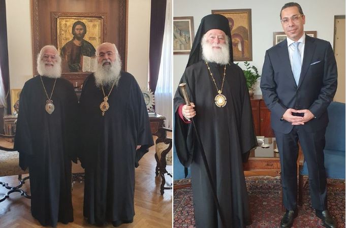 البابا ثيودروس يزور دير كيكوس في نيقوسيا