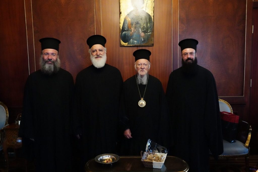 Συνοδική Αντιπροσωπεία της Εκκλησίας Κρήτης στο Οικουμενικό Πατριαρχείο