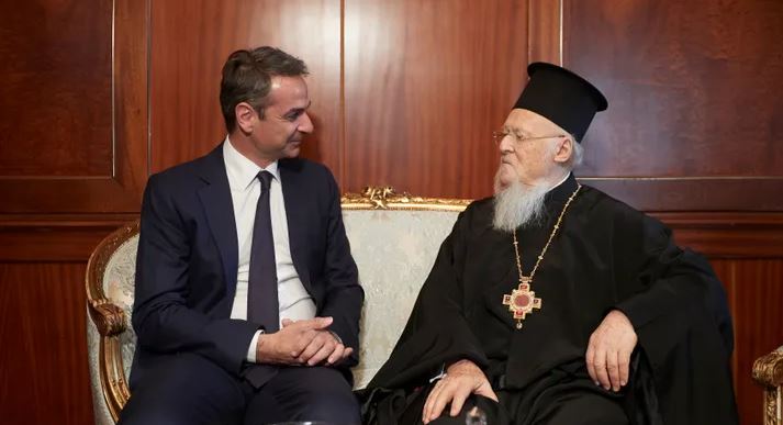 Συγχαρητήριο Μήνυμα του Οικουμενικού Πατριάρχη προς τον επανεκλεγέντα Κυριάκο Μητσοτάκη