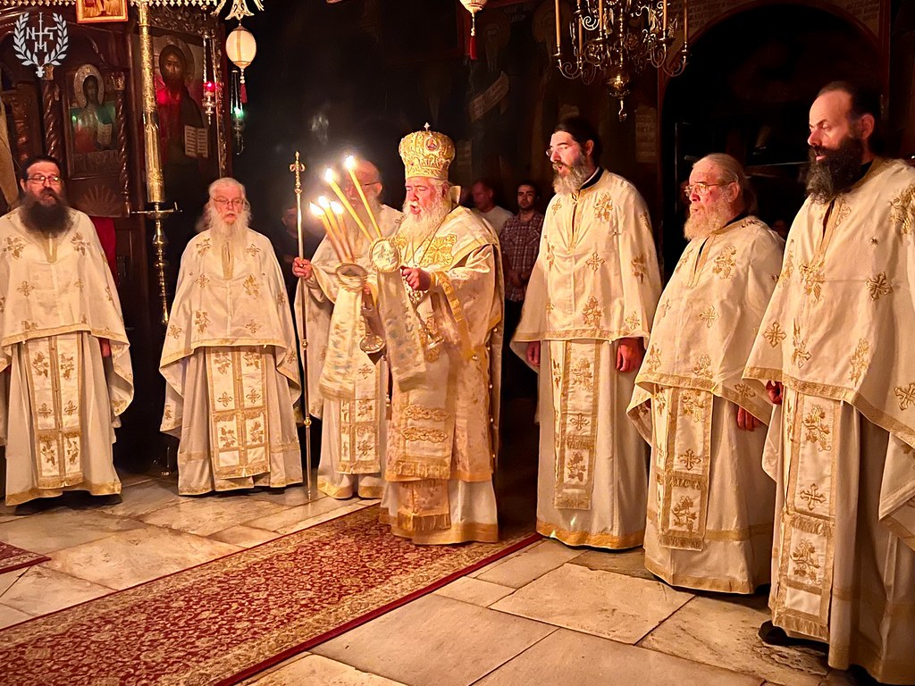 Ο Μητροπολίτης Νεαπόλεως στην Ιερά Σκήτη Αγίας Άννης Αγίου Όρους