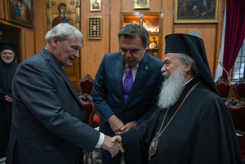 Ευρωπαίοι αξιωματούχοι στο Πατριαρχείο Ιεροσολύμων