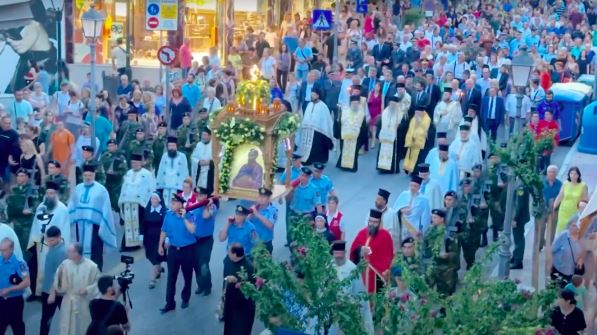 Καβάλα: Πλήθος πιστών στη λιτανεία “Στα Βήματα του Αποστόλου Παύλου” (ΒΙΝΤΕΟ)