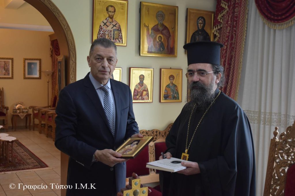 Επίσκεψη Υπουργού Εθνικής Άμυνας στον Μητροπολίτη Καστορίας