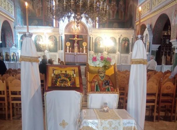 Πανηγυρικός εσπερινός Οσίου Παναγή Μπασιά στον Ιερό Ναό Αγίου Νείλου Πειραιώς