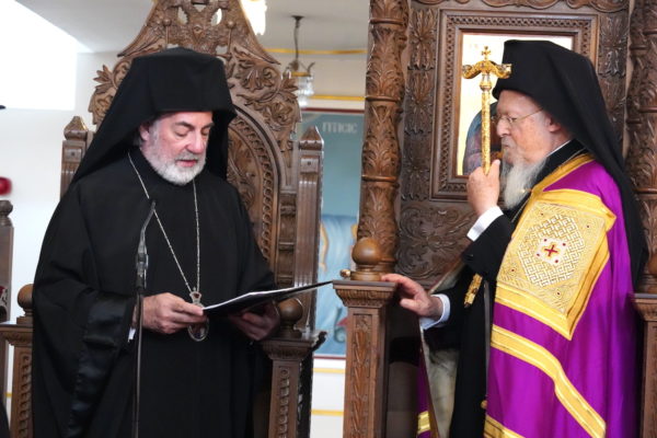 Συγχαρητήριες ευχές του Οικουμενικού Πατριάρχη προς τον Αρχιεπίσκοπο Θυατείρων