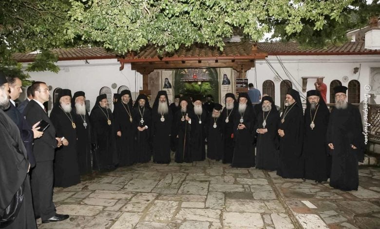 Historical visit of the Ecumenical Patriarch to the Holy Agathon Monastery