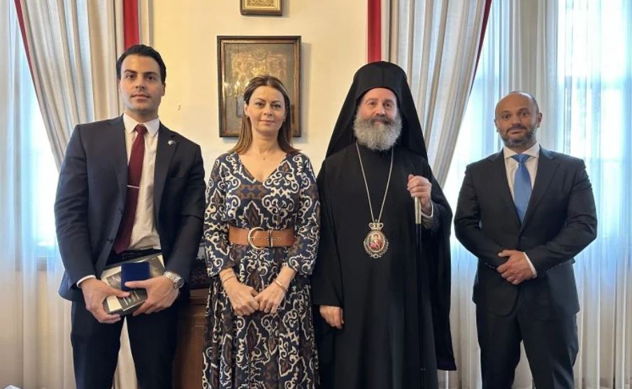 Επίσκεψη της αναπληρώτριας κυβερνητικής εκπροσώπου της Κύπρου στον Αρχιεπίσκοπο Αυστραλίας