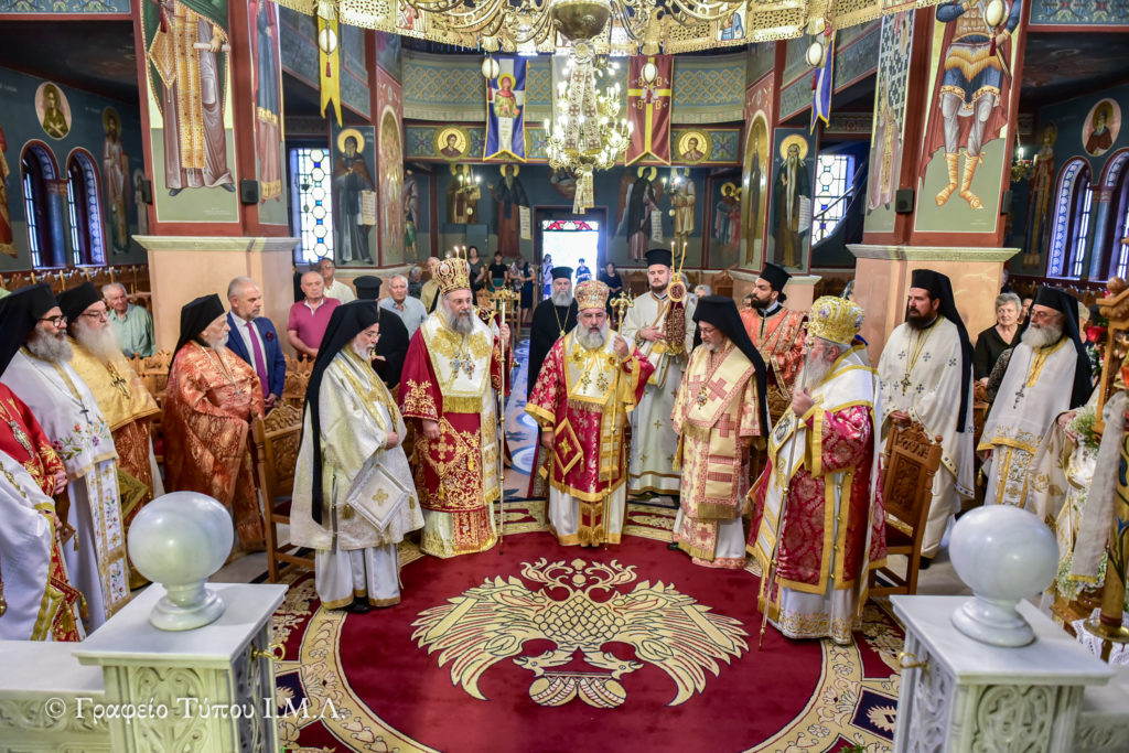 Ο Αρχιεπίσκοπος Κρήτης στη Μητρόπολη Λαγκαδά (ΦΩΤΟ)