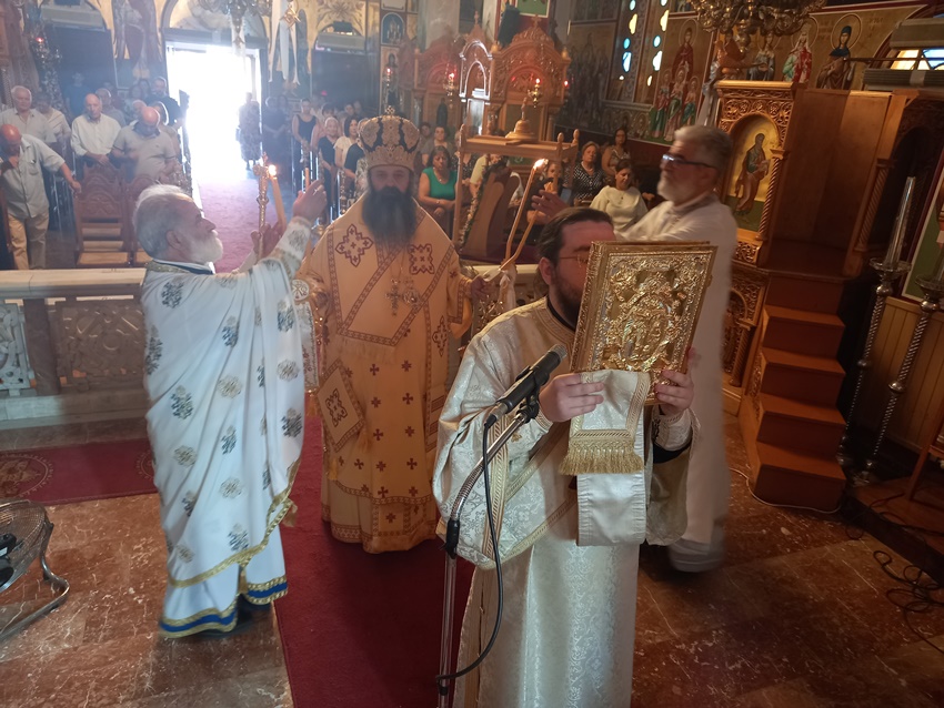 Η πανήγυρη του Ιερού Ναού Κοιμήσεως της Αγίας Άννης στην Κόρινθο