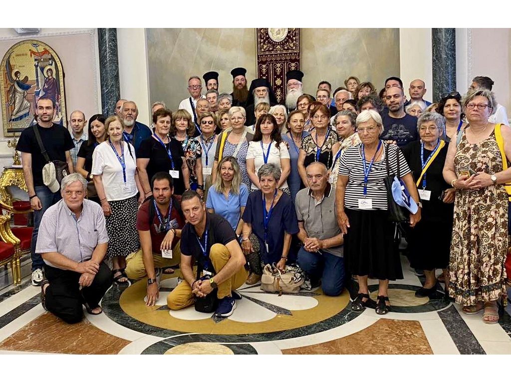 Ο Μητροπολίτης Δημητριάδος με προσκυνητές στους Αγίους Τόπους