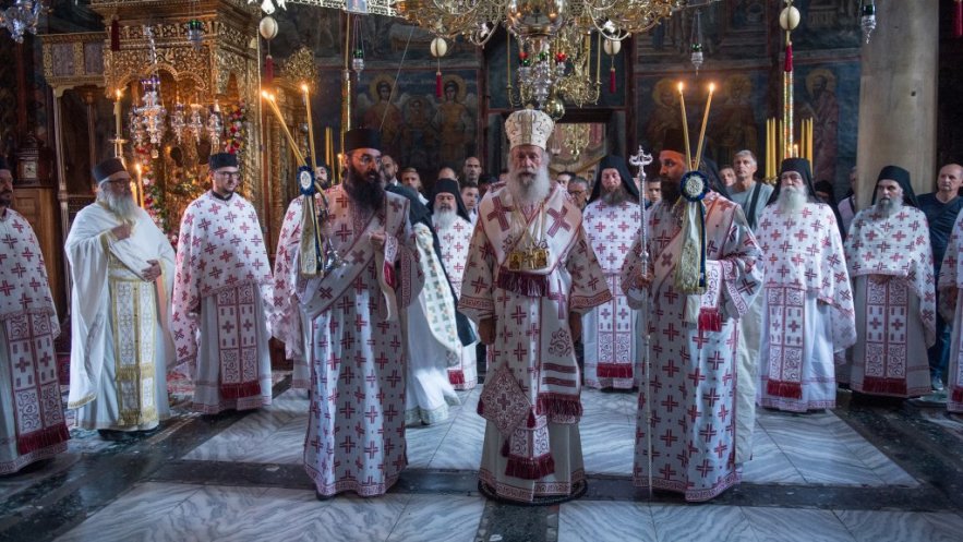 Η εορτή της Σύναξης της Παναγίας Τριχερούσας στην Ιερά Μονή Χιλανδαρίου