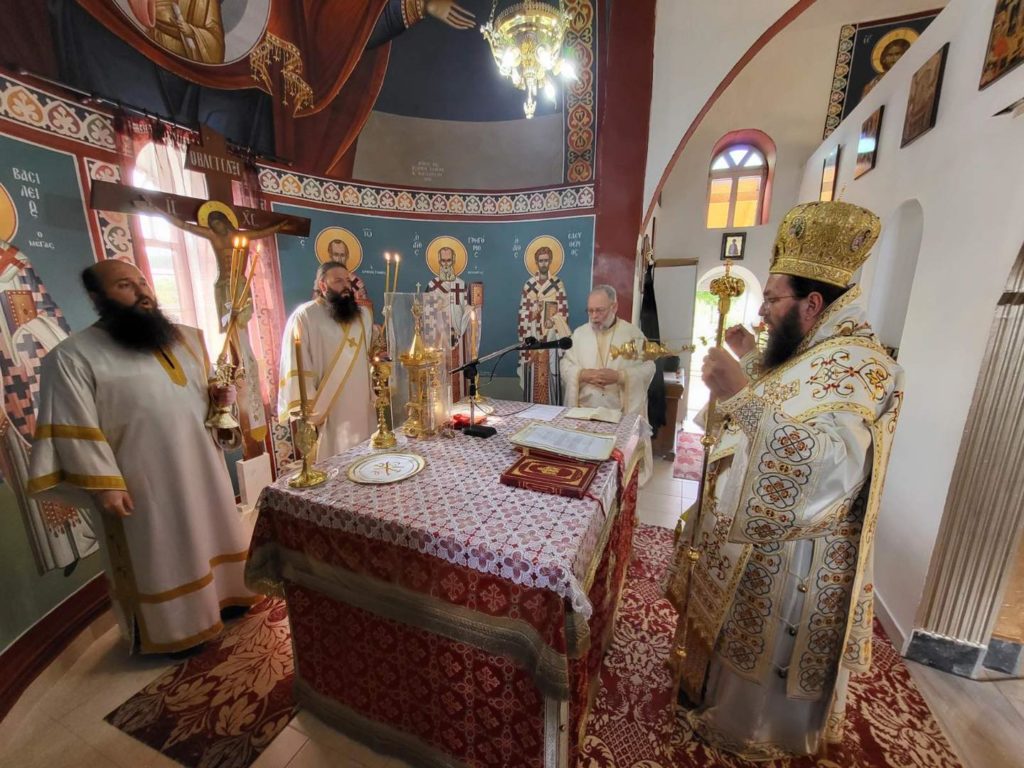 Ο Μητροπολίτης Κιλκισίου ιερούργησε στον Ι.Ν. Αγίων Αποστόλων Πέτρου και Παύλου Κάτω Ποταμιάς