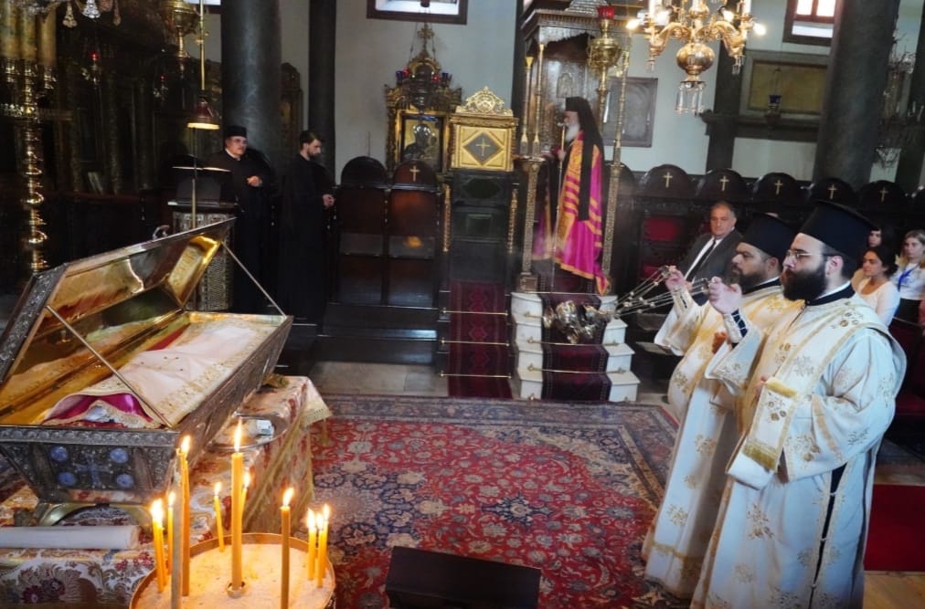 الاحتفال بمعجزة القديسة أوفيميا الشهيدة العظيمة