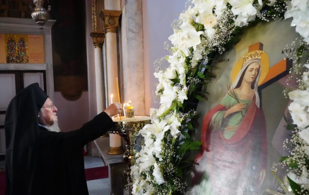 ‎عيد القديسة الشهيدة كيرياكي في كنيستها _ كونتوسكال القسطنطينية