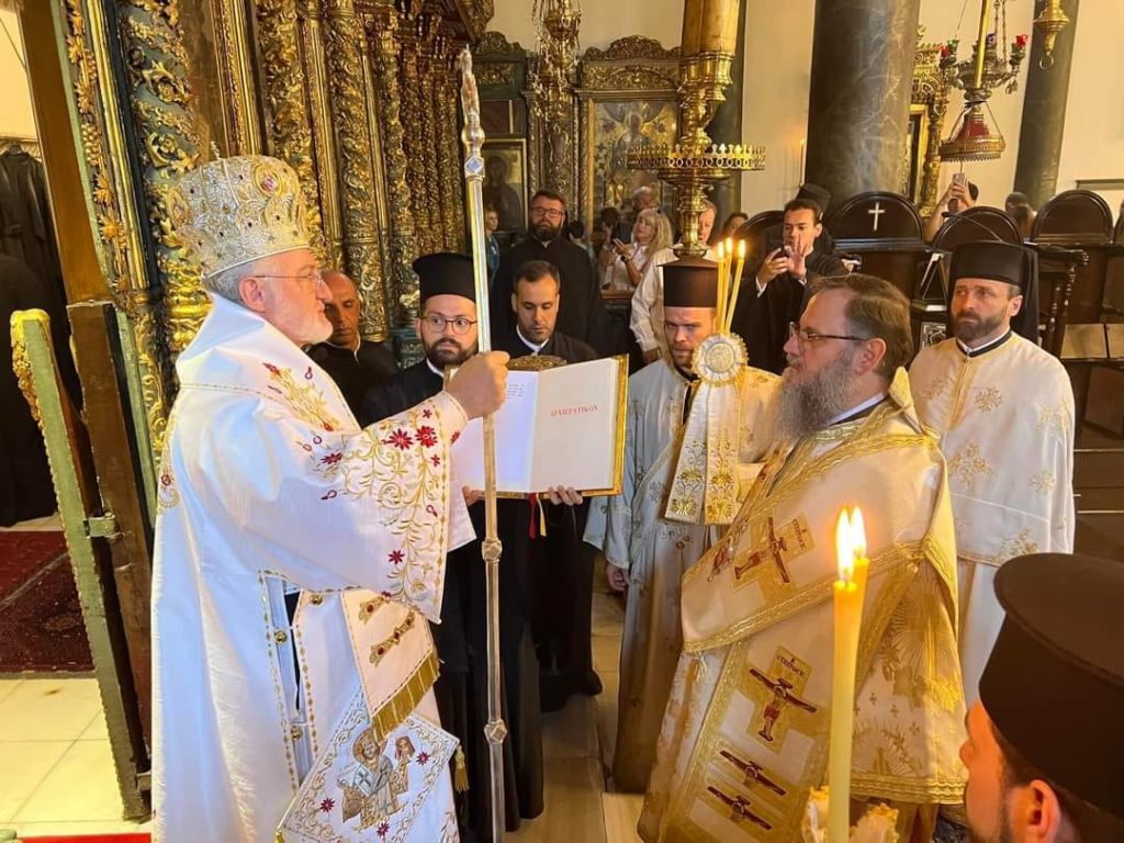 عيد القديسة حنة وسيامة مطران الجالية الالبانية في امريكا