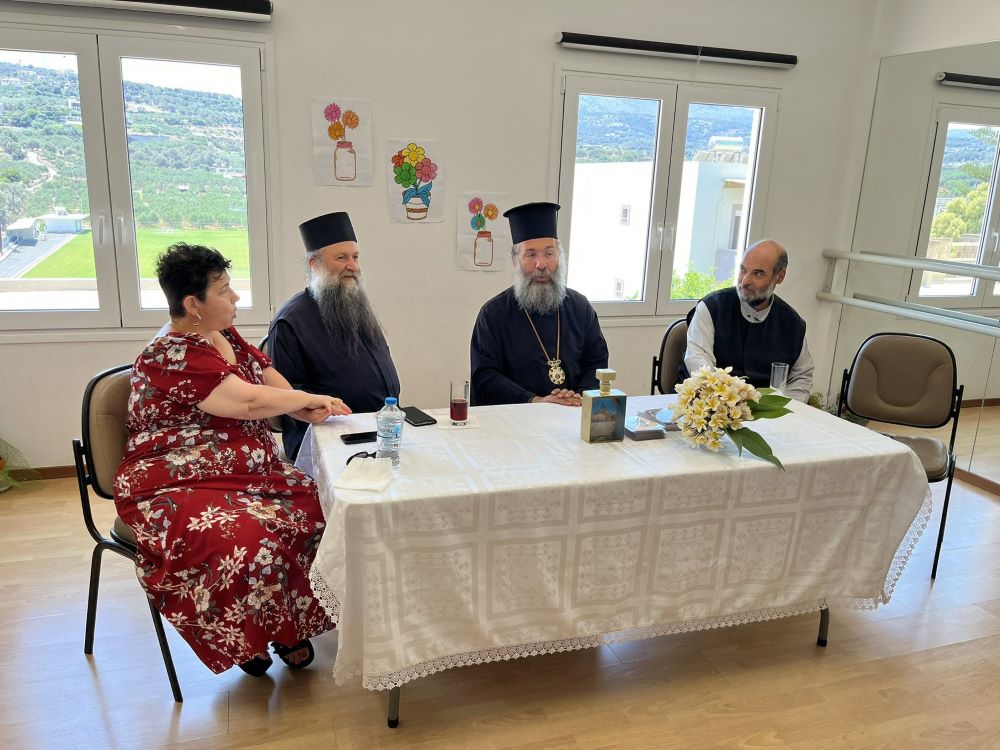 Στο 5ο ΚΑΠΗ του Δήμου Ρεθύμνης ο Μητροπολίτης Πρόδρομος