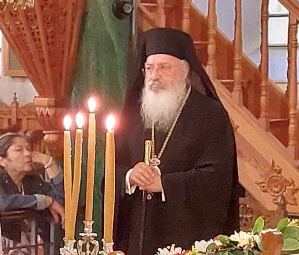 Ο Εσπερινός των ονομαστηρίων του Μητροπολίτη Κασσανδρείας Νικοδήμου