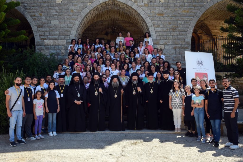 لقاء سيدات أبرشية دمشق وريفها دير القديس جاورجيوس2023‏‎