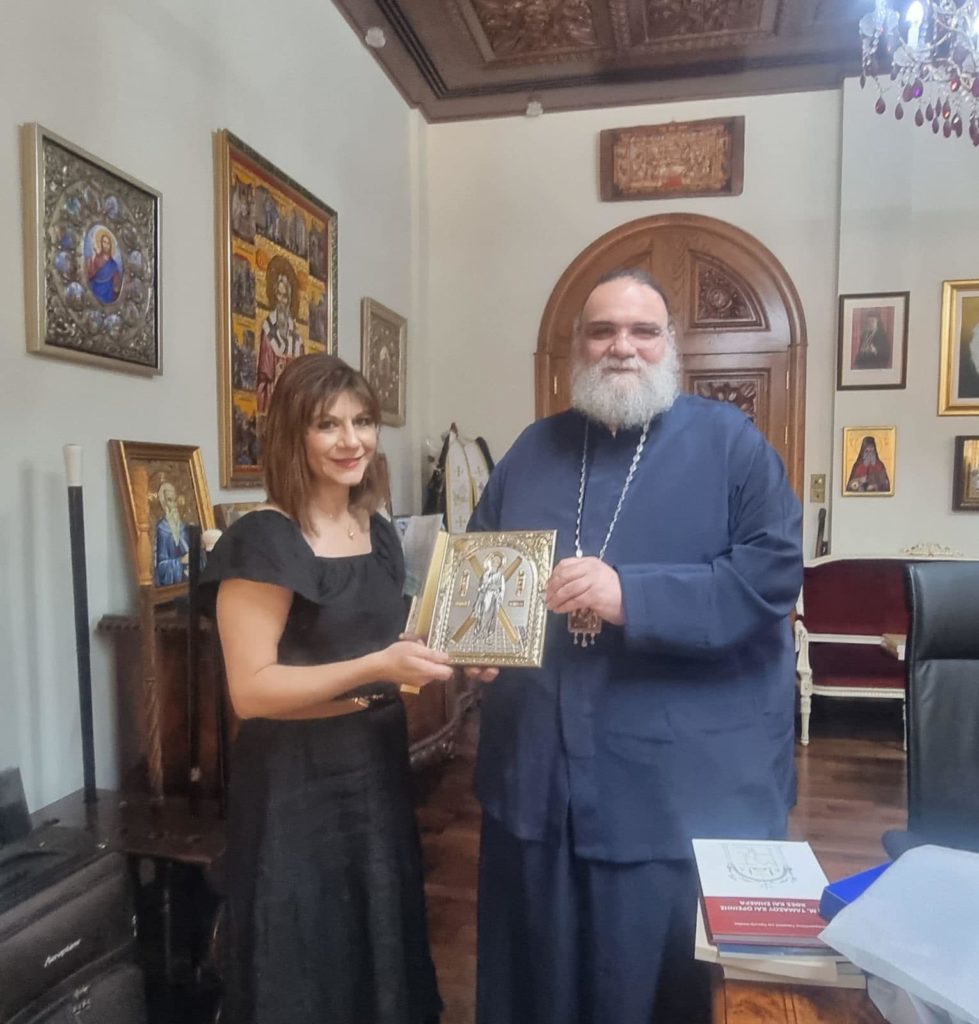 Συνάντηση Μητροπολίτη Ταμασού με την Υφυπουργό Κοινωνικής Πρόνοιας