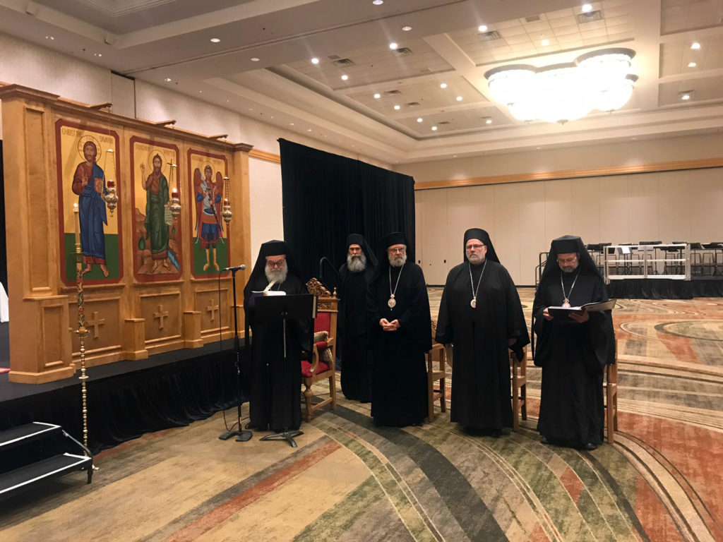 مفتتحاً أعمال المؤتمر السنوي لأبرشية نيوريوك وسائرأمريكا الشمالية