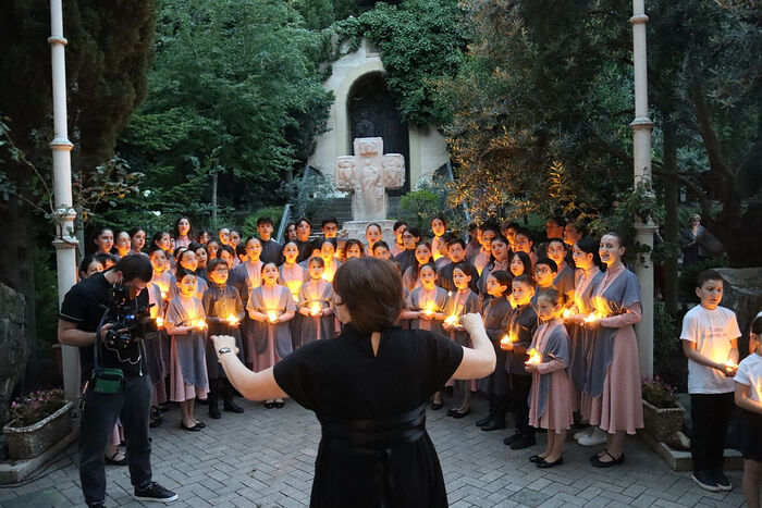 VIDEO: GODCHILDREN OF PATRIARCH ILIA SING TO HIM FOR 45TH ANNIVERSARY AS PATRIARCH