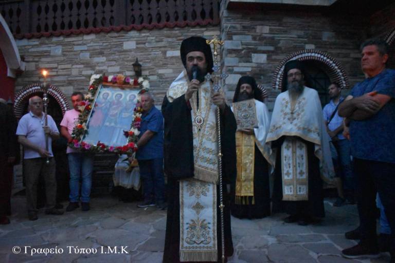O Kαστορίας Καλλίνικος στην Ιερά Μονή Αγίων Αναργύρων Μελισσοτόπου