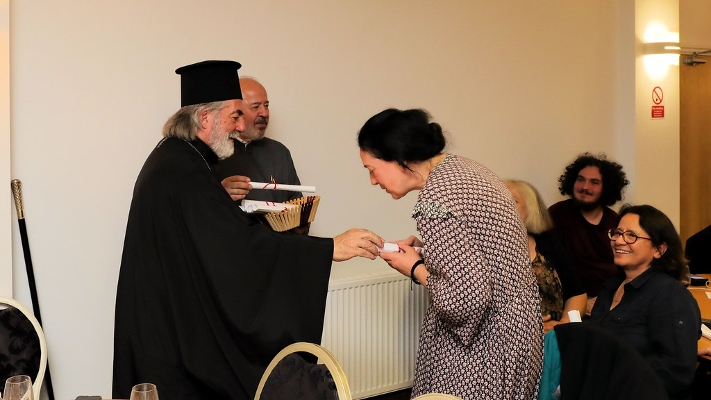 Ο Αρχιεπίσκοπος Θυατείρων στην Τελετή Λήξης της Σχολή Βυζαντινής Μουσικής στο Wood Green