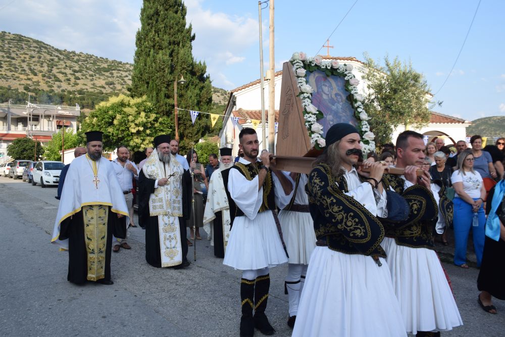 Λιτανεία της Ιεράς Εικόνος της Παναγίας «Η Ελπίς των Χριστιανών» της «Γριζανιώτισσας» στο Γριζάνο Τρικάλων