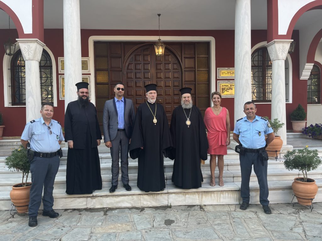 Επίσκεψη του Μητροπολίτη Σουηδίας στον Μητροπολίτη Ιερισσού