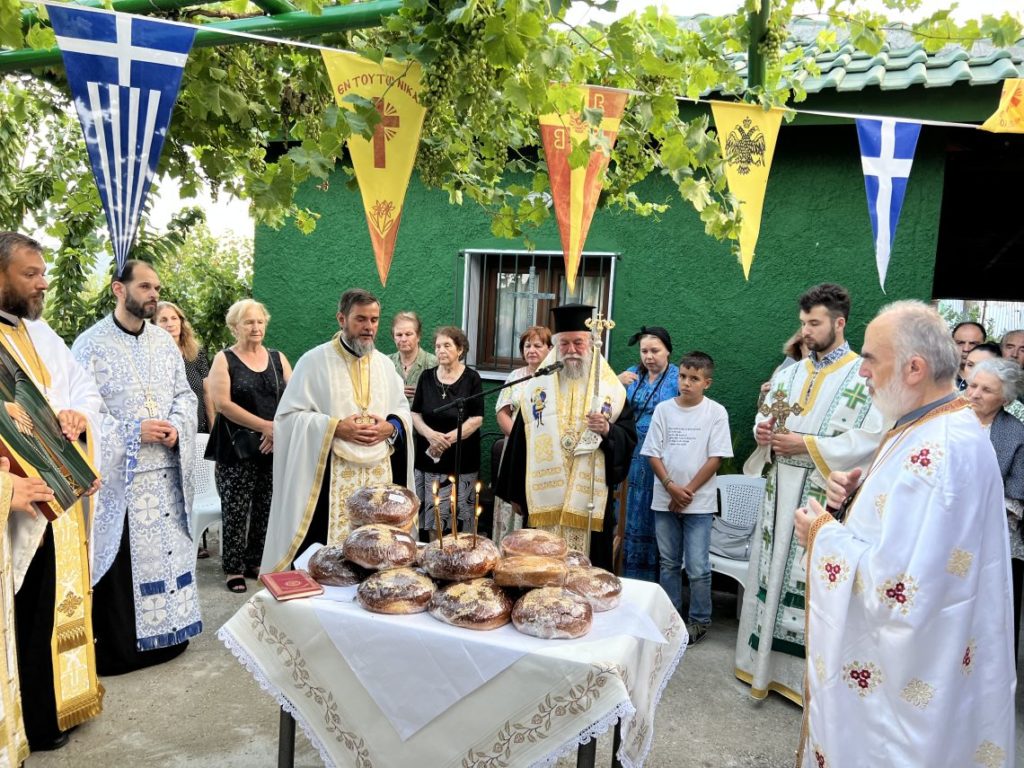 Εσπερινός Οσίου Παϊσίου στην Παλαιά Αυλή Παγγαίου