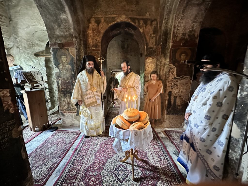 Η εορτή της Κοιμήσεως της Αγίας Άννης στο παρεκκλήσι του Ι.Ν. Αγίου Στεφάνου Καστοριάς