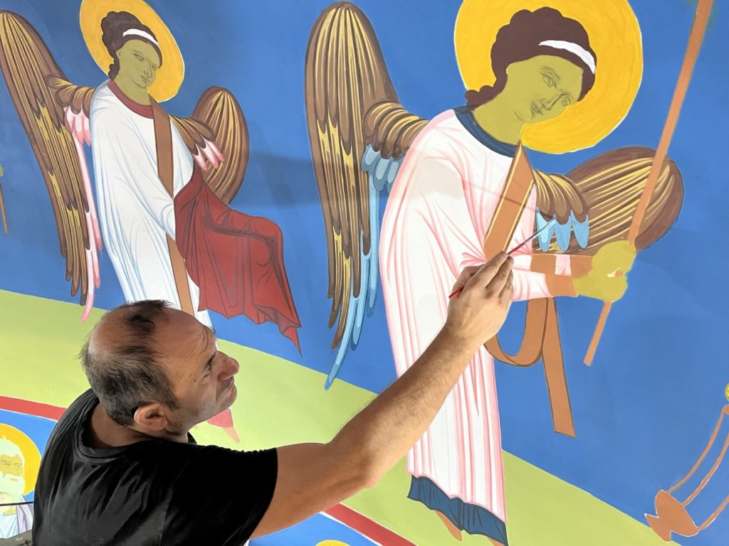 Ν. Κορέα-Jeonjυ: Έλληνες και Ασιάτες αγιογραφούν τον Ι.Ν. Κοιμήσεως της Θεοτόκου