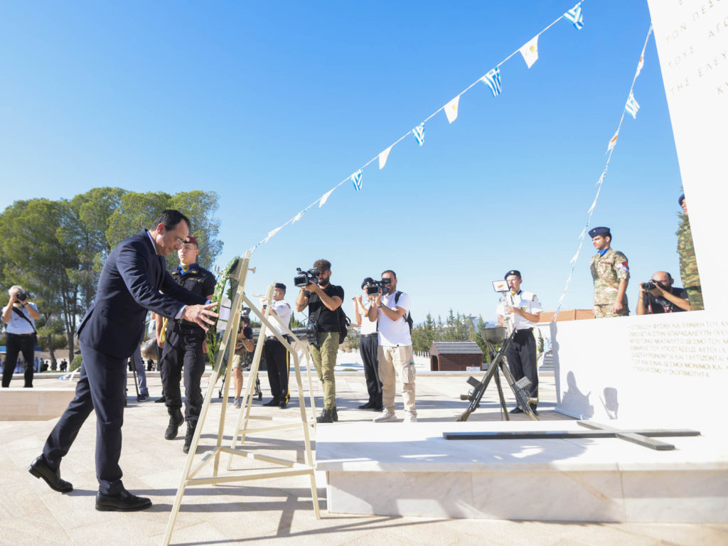 Τύμβος Μακεδονίτισσας: Επιμνημόσυνη δέηση για τους πεσόντες κατά την Τουρκική εισβολή